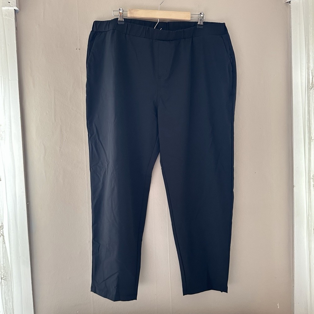 Cozy Earth Womens Always Cropped Pants Size XXL Black Lounge Comfort Travel
